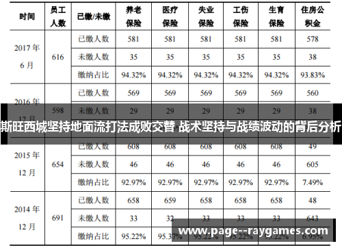 斯旺西城坚持地面流打法成败交替 战术坚持与战绩波动的背后分析 斯旺西城坚持地面流打法成败交替 战术坚持与战绩波动的背后分析